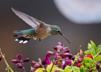 hummingbird in flight © Michael