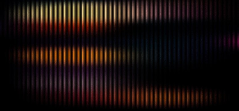 Abstract vertical light bars with warm and cool gradient tones for modern design