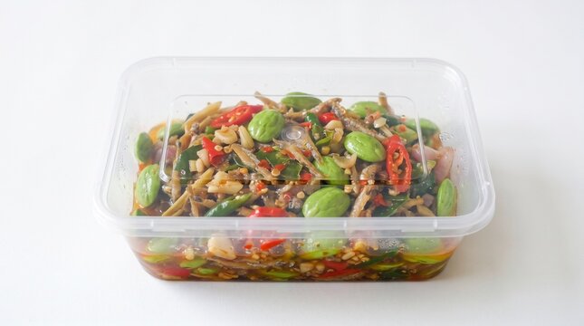 Spicy petai stirfry
