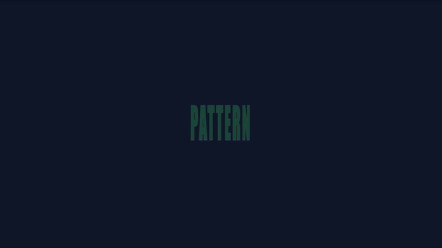 Minimalist pattern text animation on dark 4k background, for modern and, motion branding projects typography