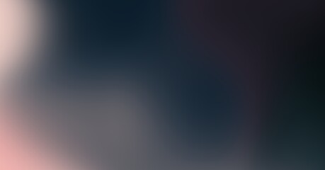 Fototapeta premium Abstract gradient background with smooth transition from dark blue to soft pink light glow effect