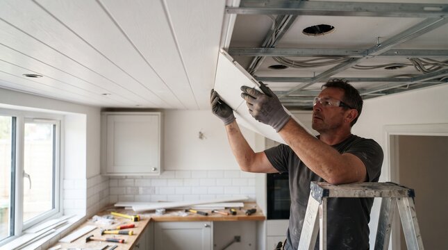 PVC Ceiling Panels With Wood Texture