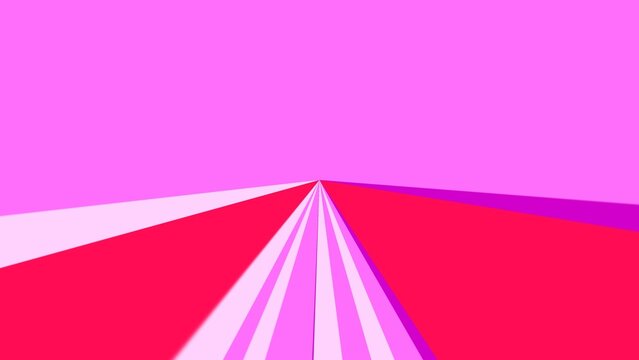 Abstract Pink Horizon Perspective Lines Background Resembling Synth wave Retro Highway Speed Line Sunburst Laser Beam Neon Road Modern Geometric Flat Illustration Design

