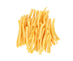 Fototapeta premium French fries isolated on transparent background. PNG