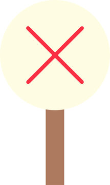 x sign