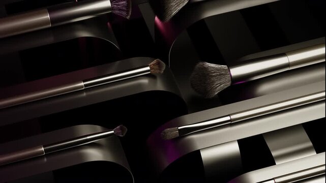 Makeup Brush Conveyor Sequence