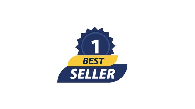 Number One Best Seller Badge Animation