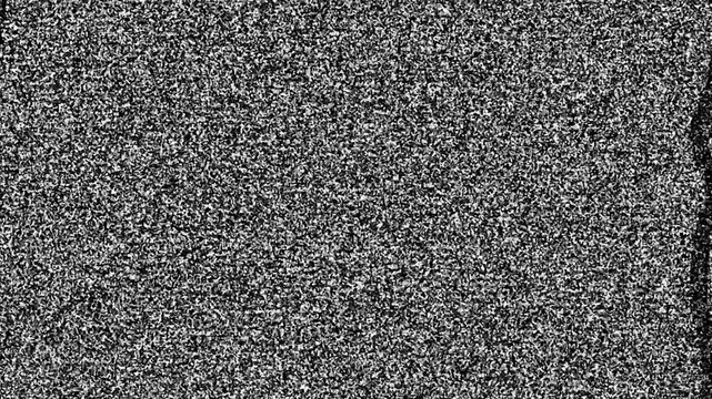 テレビの砂嵐 アナログノイズ 放送終了 ループ 4K