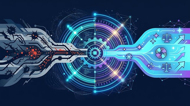 Digital transformation of chaotic data into ethical solutions