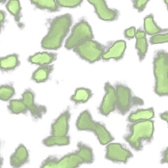 Fototapeta premium Green Dappled Sunlight Leaves Overlay, Isolated on Transparent Background. Isolated glowing dappled sunlight leaves for VFX, motion graphics and cinematic compositing.