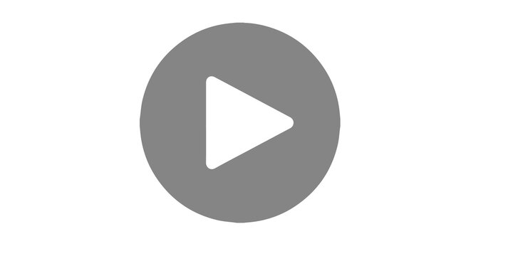 gray circular play button icon with white triangle