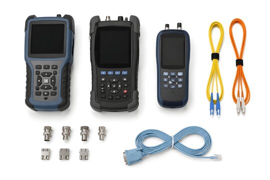 Network Diagnostics Essentials with Cable Certifier, Network Analyzer, Optical Tester, Loopback Adapters, and Console Cable