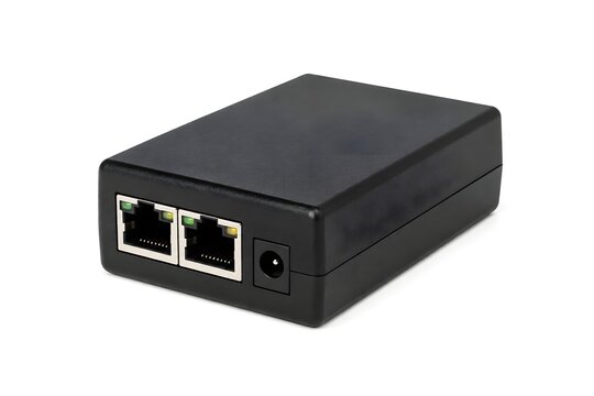 Compact PoE Injector for Powering Network Devices Access Points Cameras and Ethernet Infrastructure Professional Installations