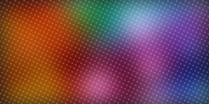 Abstract background featuring repeating plus sign pattern on color gradient.