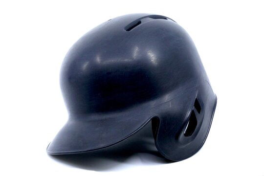 Baseball helmet isolated on white background 