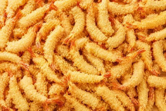Ebi or Shrimp Tempura Background. Tempura Background.