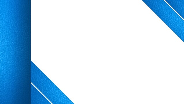Abstract blue leather texture background with copy space