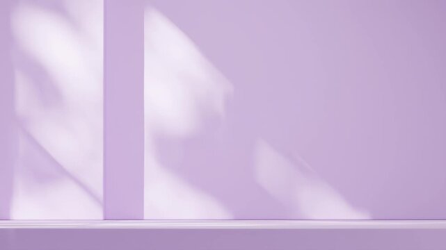 setting of light purple color on backdrop for poster design, of a video footage with desolate