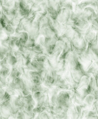 Fototapeta premium Seamless abstract texture on sage green background with high-quality white smoky fluid patterns and sophisticated modern marble design