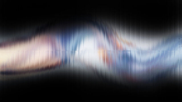 abstract blue glass texture background with distorted patterns