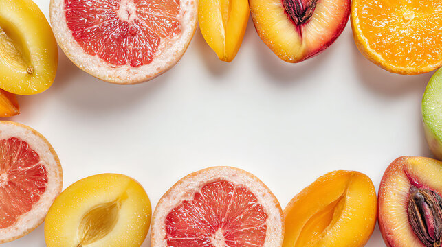 Fresh Fruit Arrangement with Citrus and Stone Fruits
