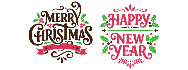 Festive holiday season greetings celebrating christmas and new year with joyful typography. Happy Thanksgiving Typography Vector with Pumpkins and Autumn Leaves on White Background © IMRAN
