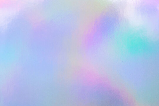 Holographic rainbow foil iridescent texture abstract hologram background