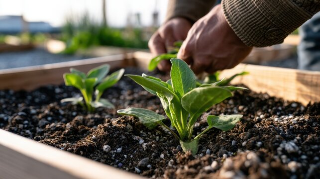 Community agriculture encourages local participation in farming, gardening, and sustainable food production to strengthen food security and community connections.
