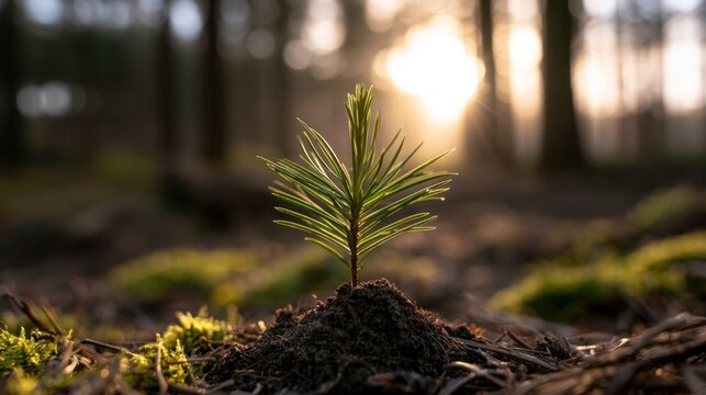 Sustainable forest management preserves renewable natural resources through reforestation, responsible timber harvesting, biodiversity conservation, and carbon management.
