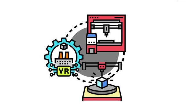3d printing technology concept additive manufacturing, industrial automation, and virtual reality integration in modern engineering design and future production