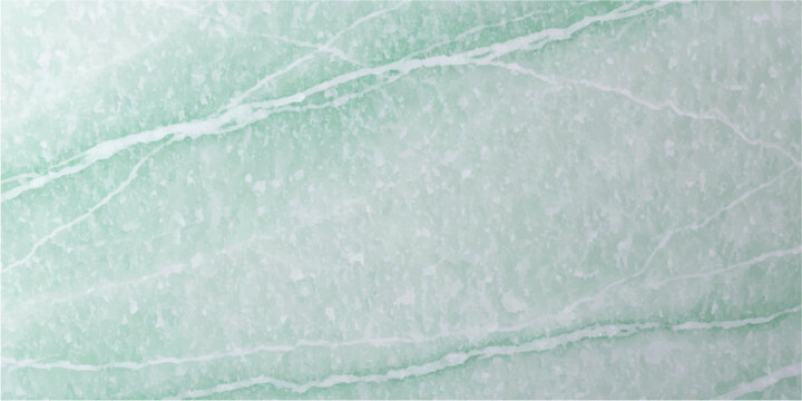 Light Mint Green Marble Texture Vector Background with White Veins for Luxury Design
