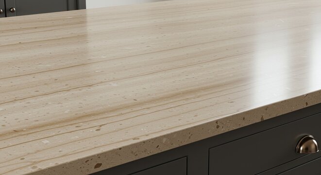 Close-up view of a wooden parquet floor with natural finish.