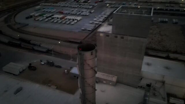 Orbit around the twisted exhaust