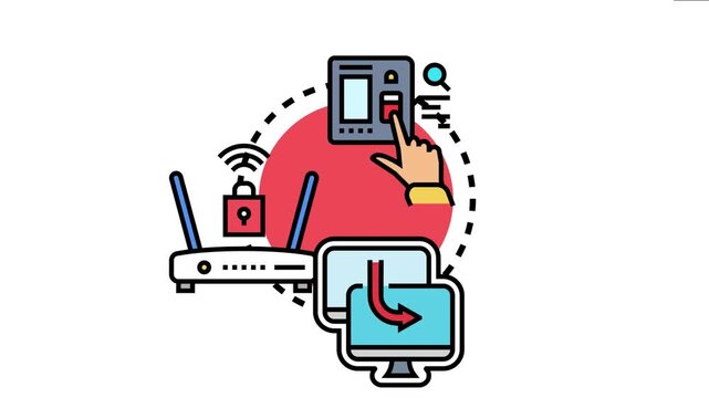 Access control point concept user authorization, secure network communication, and data transfer for digital protection and information management through internet protocols