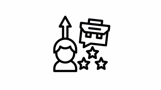 experience minimalist stroke animation