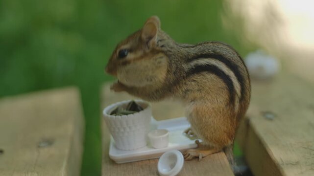 squirrel eating nut