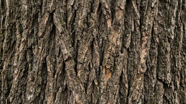 detailed tree bark surface texture background showing natural wooden pattern