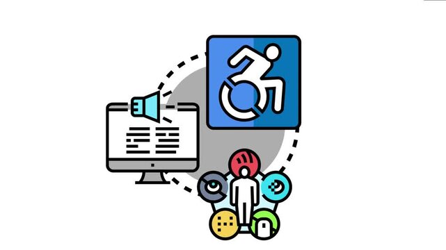 Inclusive design for all users providing equal access to information and online services, supporting diverse abilities and ensuring user friendly interfaces