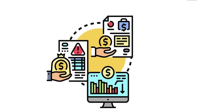 Account representative managing client financial assets, analyzing business data, providing payment solutions, and handling investments and savings for various services