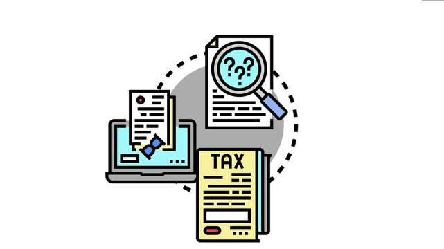 Accounting document validation process financial data analysis, tax preparation, and digital document auditing workflow for compliance and accuracy