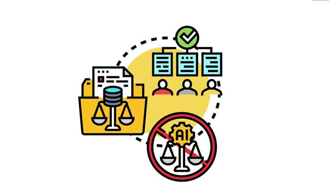 Illustrating accuracy and integrity assurance with data validation. Human oversight. And a clear rejection of biased or unregulated artificial intelligence