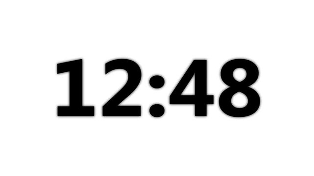 14 minutes Digital countdown 840 seconds.
