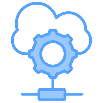 Cloud Orchestration Icon
