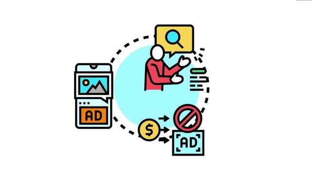 Professionals are conceptualizing a digital ad campaign. Involving audience research. Mobile advertising content display. Budgeting for promotion