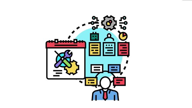 Adaptive task management concept project planning, scheduling, and workflow optimization for efficient business processes and resource allocation