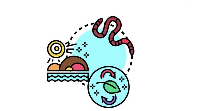 Earthworm the crucial role of fauna in creating a natural ambiance and facilitating the cycle of decomposition and regeneration within an ecosystem
