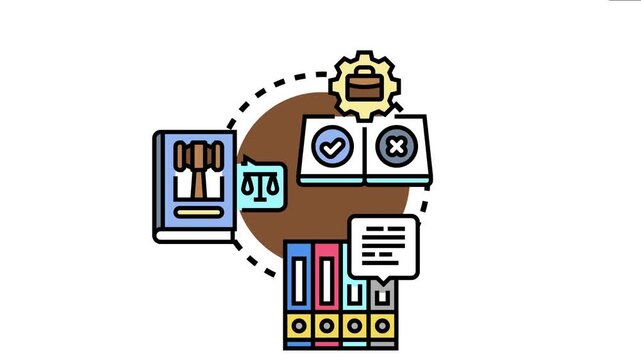 Company policies concept compliance and corporate governance with legal regulations, business ethics, and control systems for correct decision making and guideline implementation