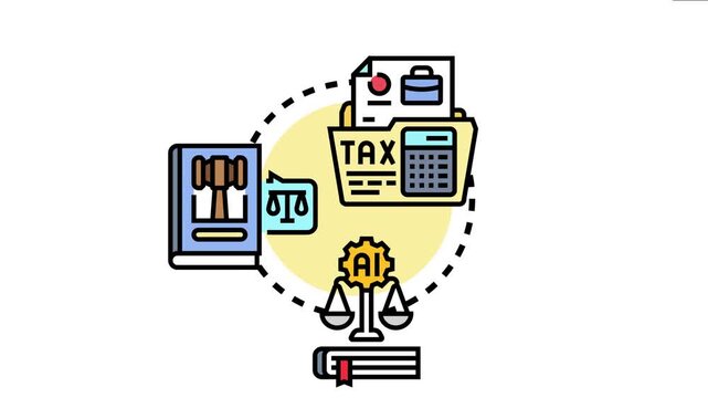 Government standards icon concept adherence to financial regulations, legal compliance, and tax laws, representing official procedures and public services