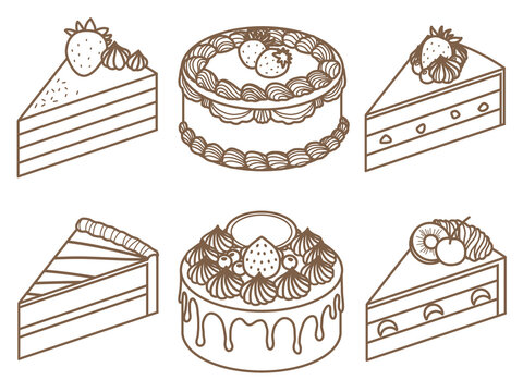 ケーキの素材セット　C