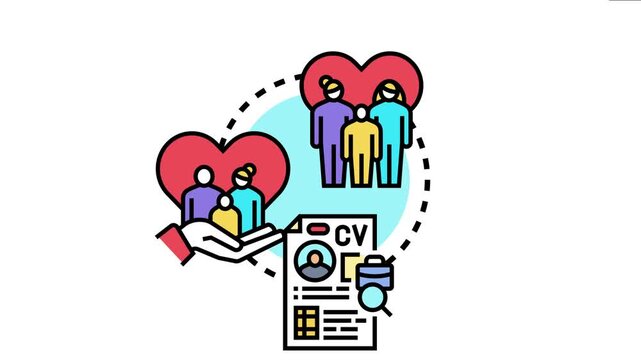Adoption process resulting in a new family unit, the legal finalization and the welcoming of a child into a loving home, a significant life journey